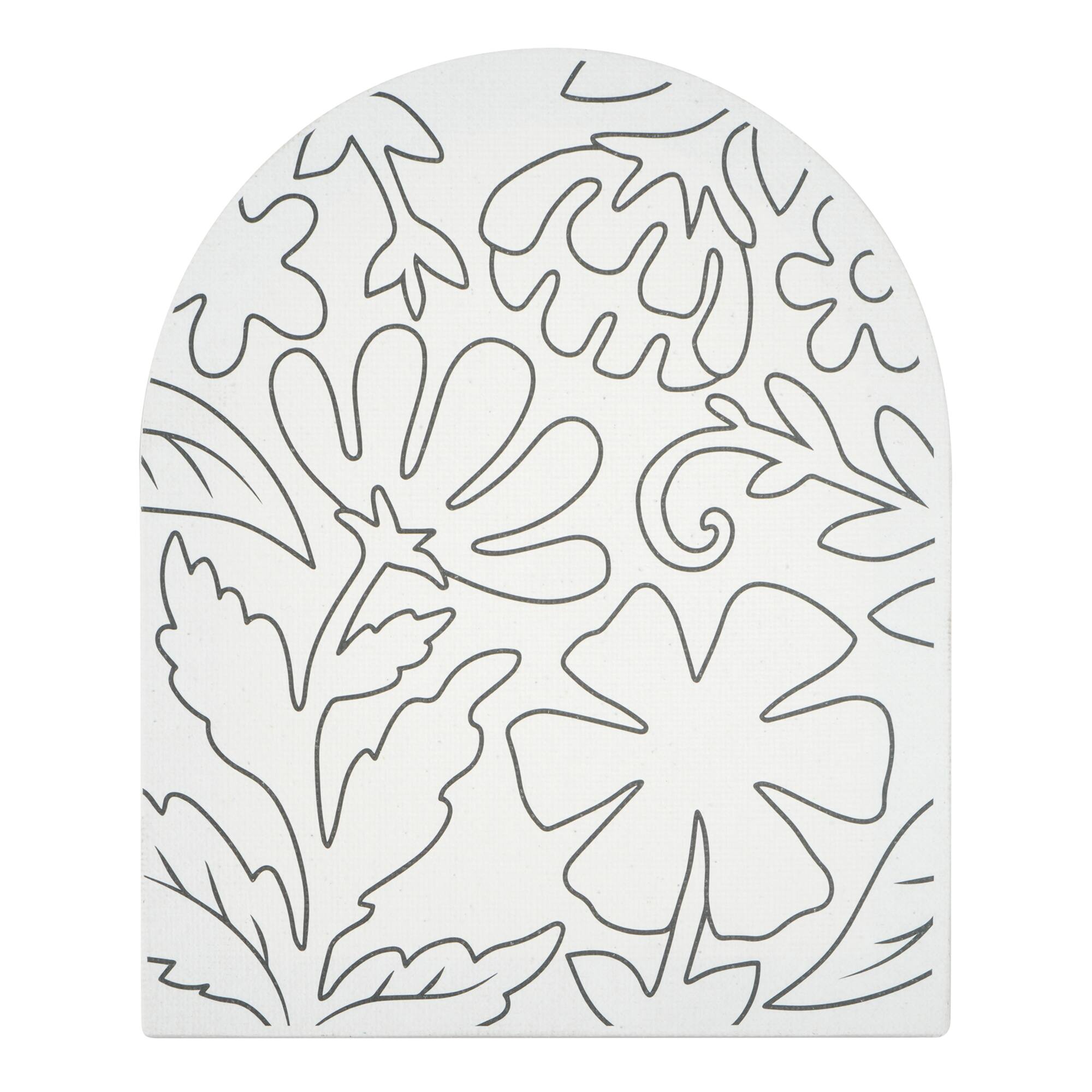 Mini Floral Arch Canvas Painting Kit by Craft Smart®
